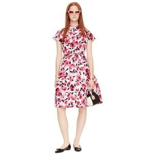 Kate Spade Rose Print Shirt Dress